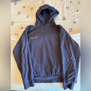 PANGAIA hoodie in Slate Blue